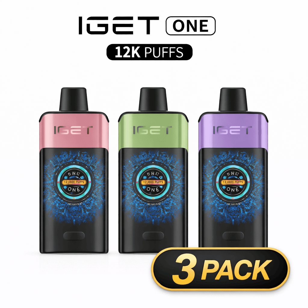 Iget One 12,000 3 Pack – Starter Bundle