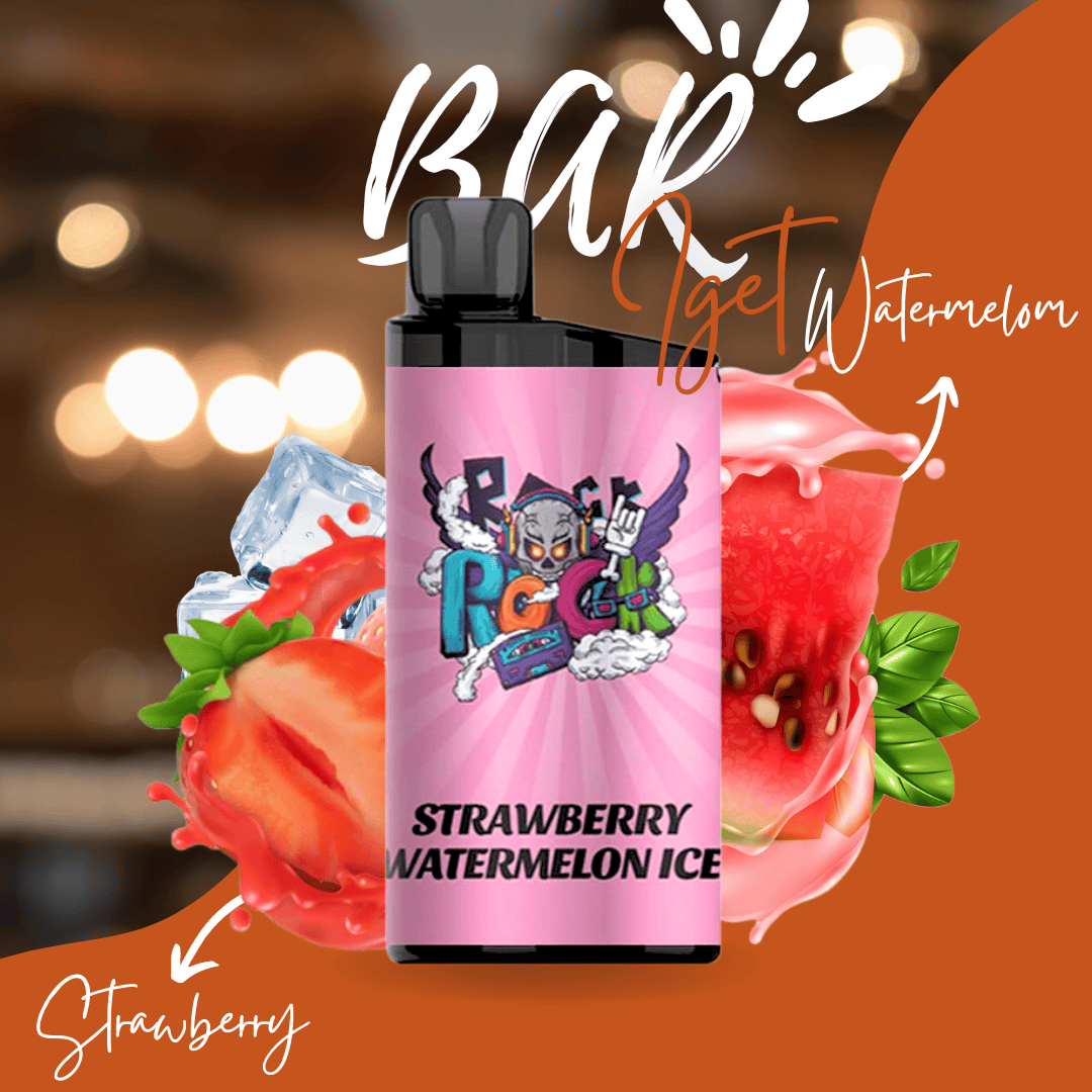 STRAWBERRY WATERMELON ICE – IGET BAR 3500