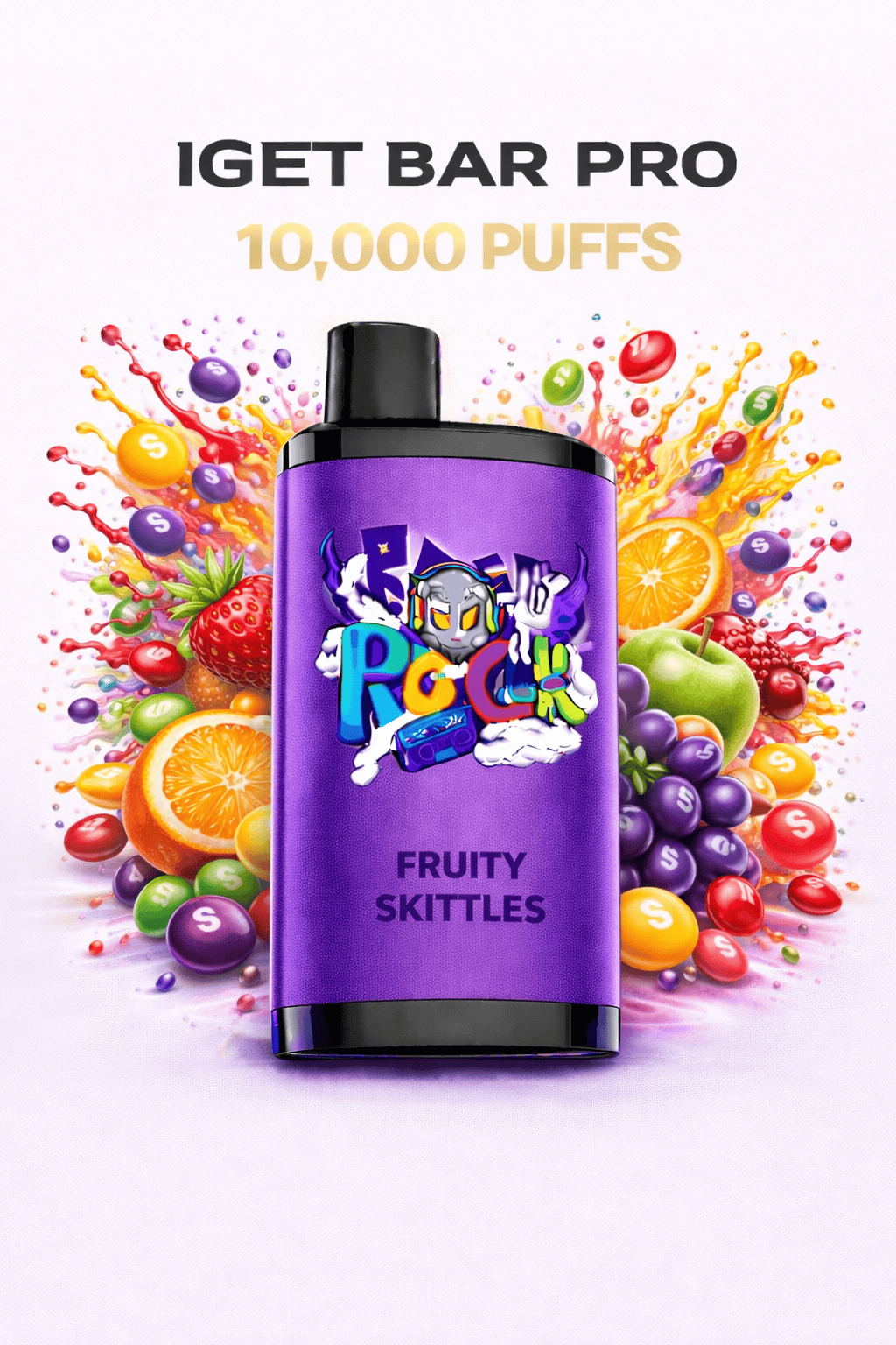 FRUITY SKITTLES (NEW FLAVOUR!) – IGET BAR PRO 10,000