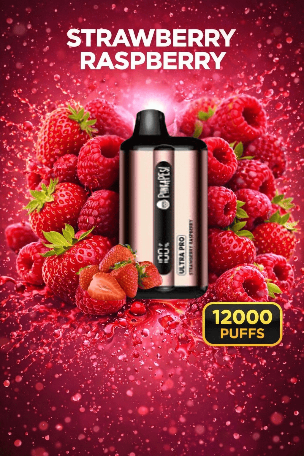 STRAWBERRY RASPBERRY – PUNKAPES ULTRA PRO 12,000