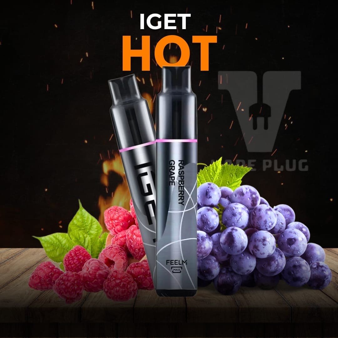 RASPBERRY GRAPE – IGET HOT 5500 (NEW FLAVOUR!)