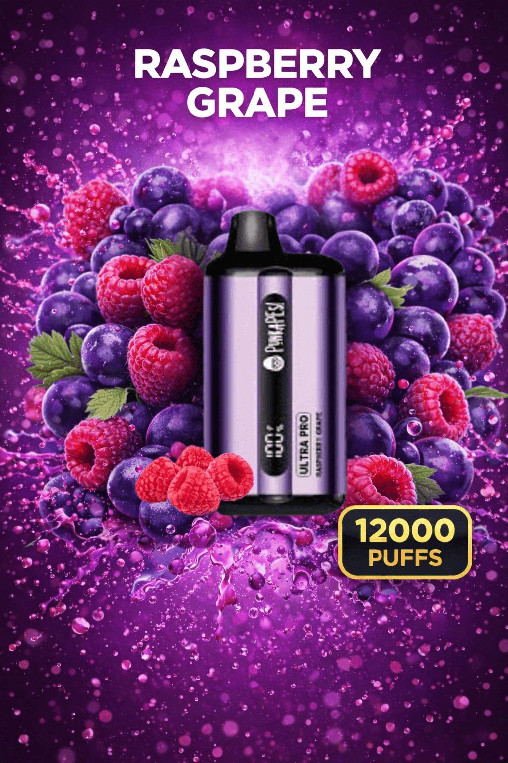 RASPBERRY GRAPE – PUNKAPES ULTRA PRO 12,000