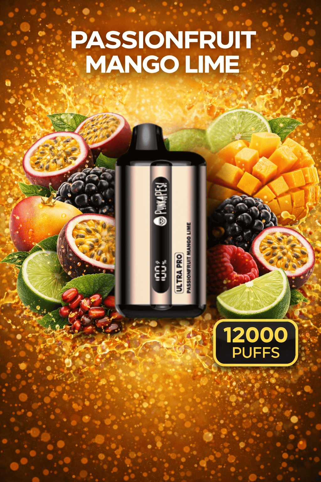 PASSIONFRUIT MANGO LIME – PUNKAPES ULTRA PRO 12,000