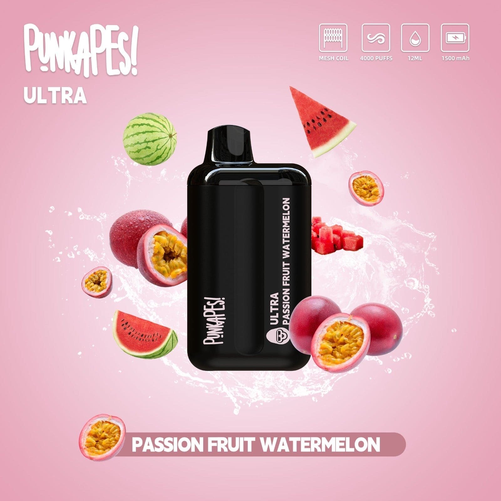 PASSION FRUIT WATERMELON – PUNKAPES ULTRA 4000