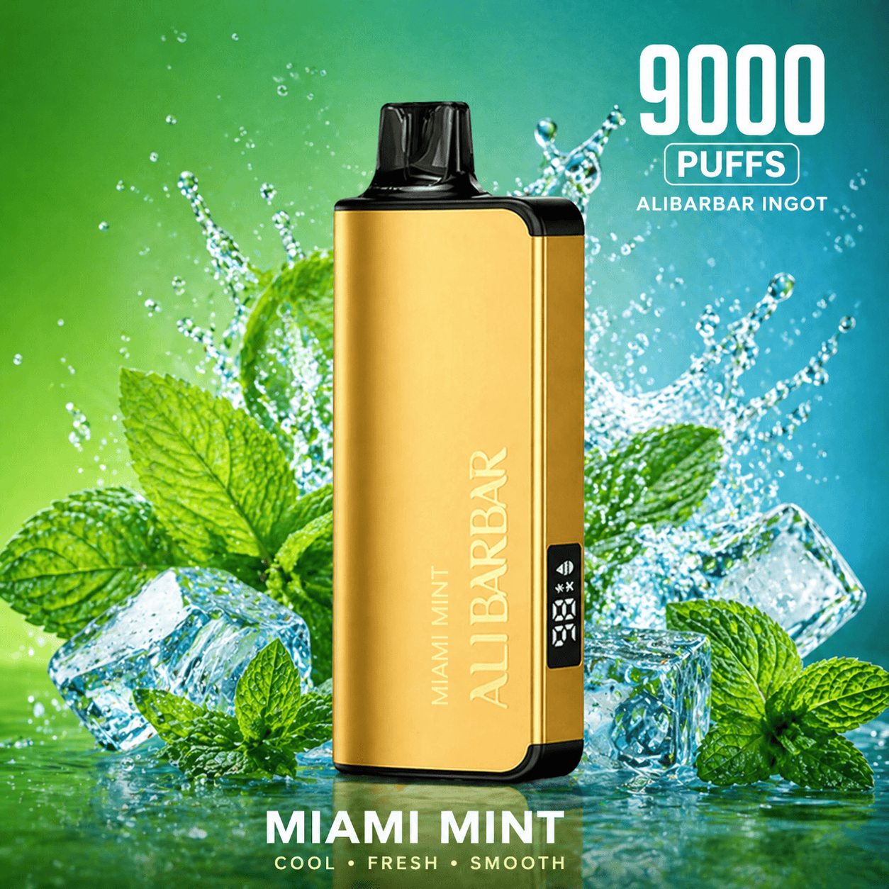 MIAMI MINT (NEW FLAVOUR!) – ALIBARBAR INGOT 9000