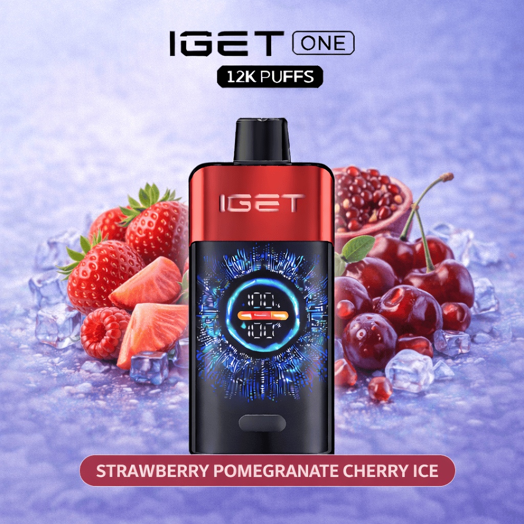 STRAWBERRY POMEGRANATE CHERRY ICE – IGET ONE 12,000