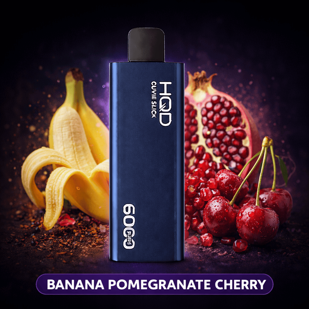 BANANA POMEGRANATE CHERRY – HQD CUVIE SLICK 6000 (NEW FLAVOUR!)