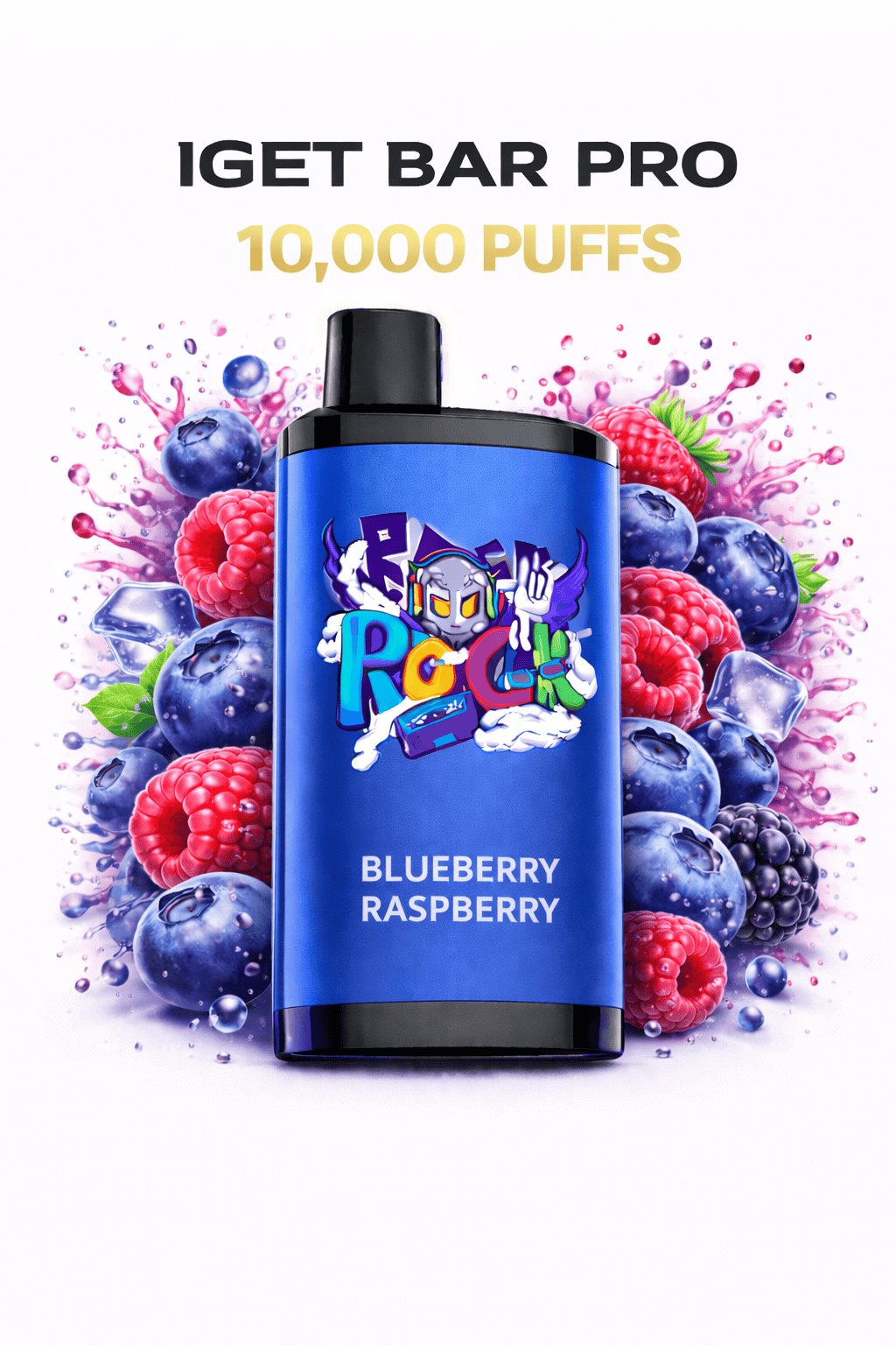 BLUEBERRY RASPBERRY – IGET BAR PRO 10,000