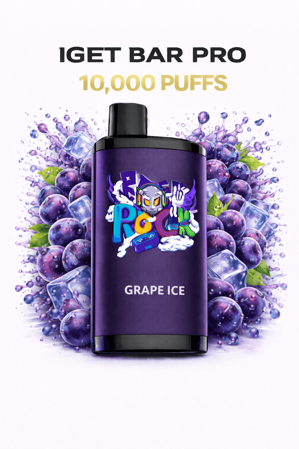 GRAPE ICE – IGET BAR PRO 10,000