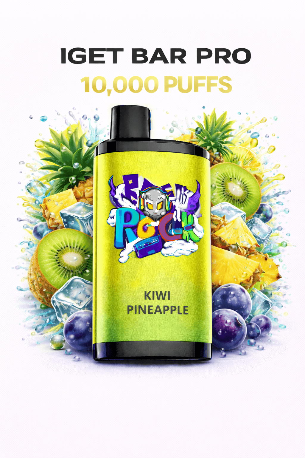 KIWI PINEAPPLE – IGET BAR PRO 10,000
