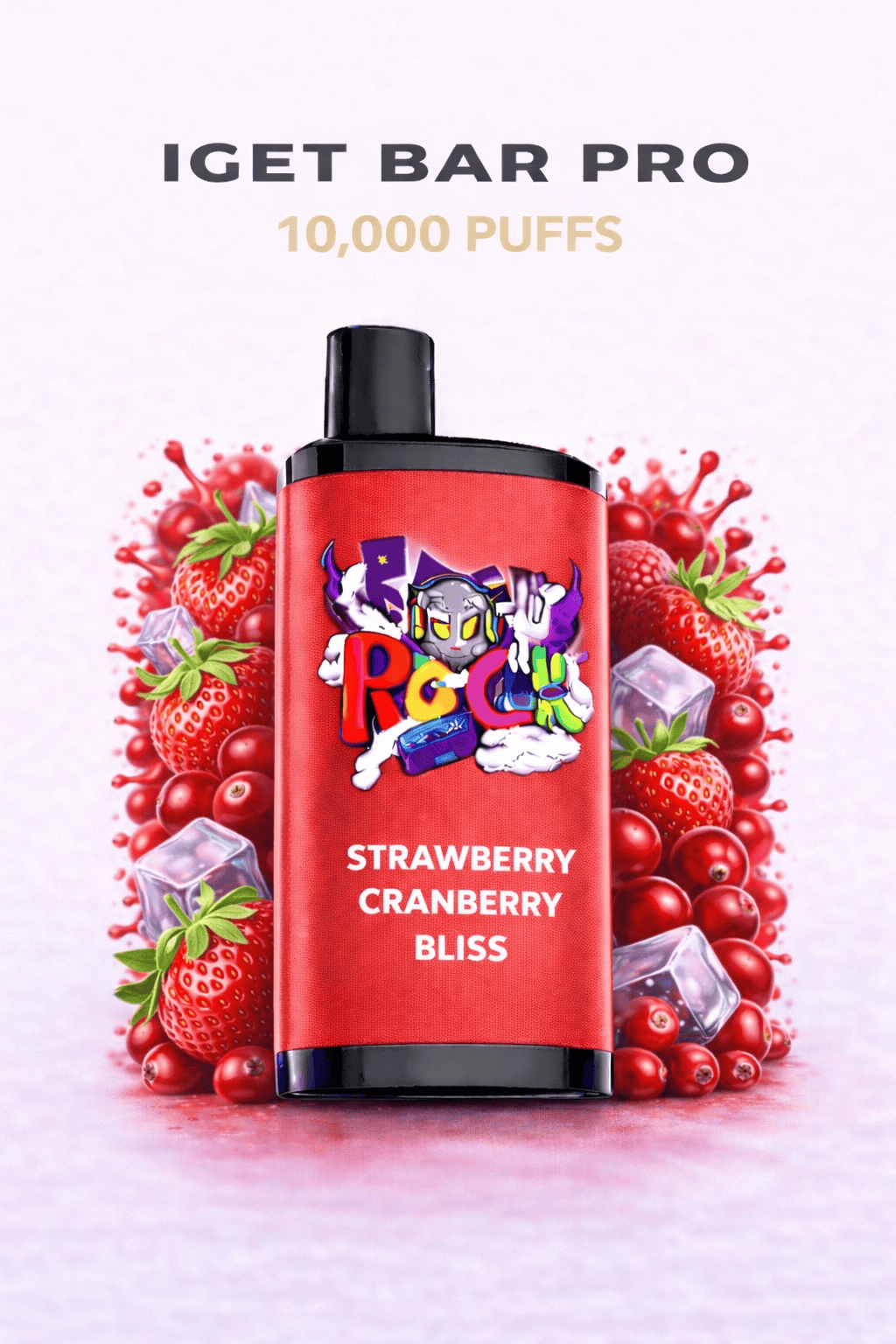 STRAWBERRY CRANBERRY BLISS (NEW FLAVOUR!) – IGET BAR PRO 10,000