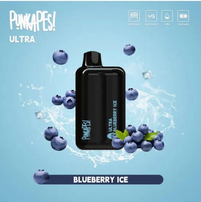 BLUEBERRY ICE – PUNKAPES ULTRA 4000