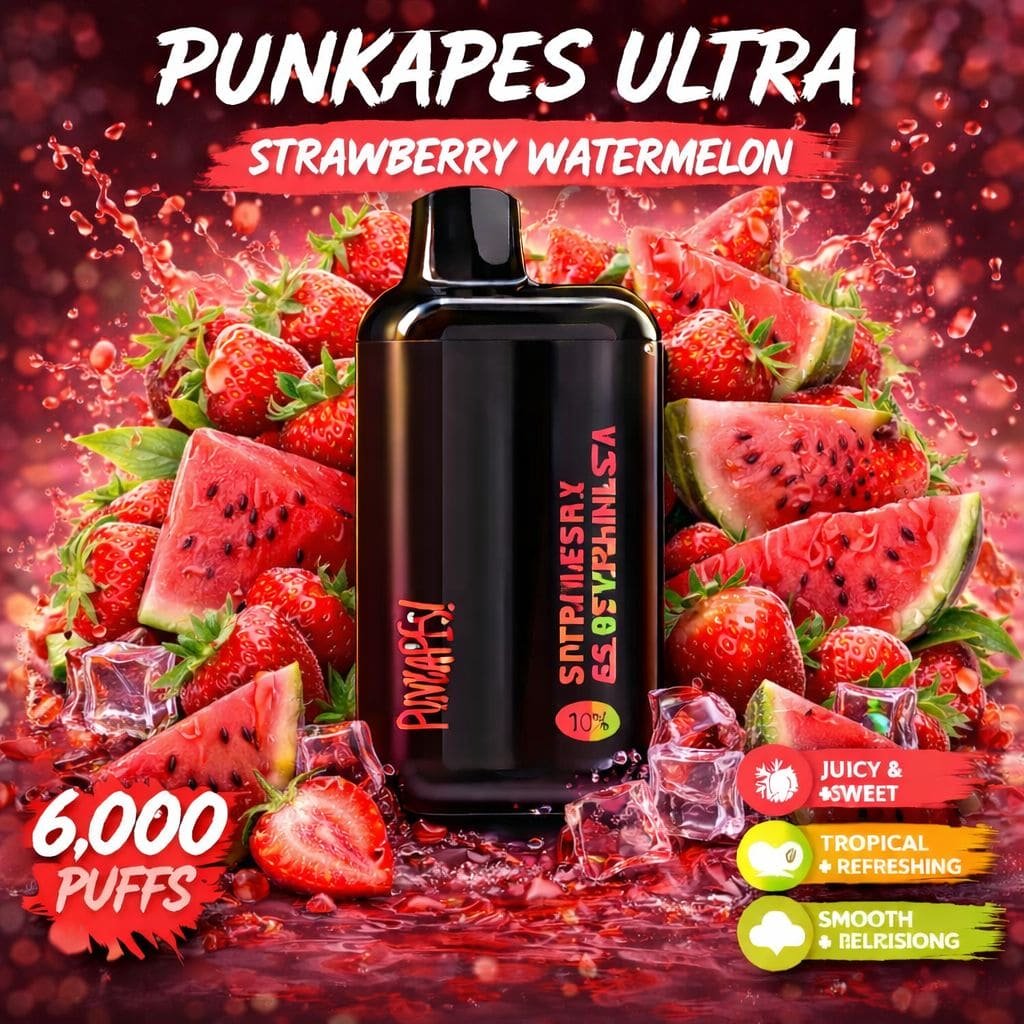 STRAWBERRY WATERMELON – PUNKAPES ULTRA 6,000