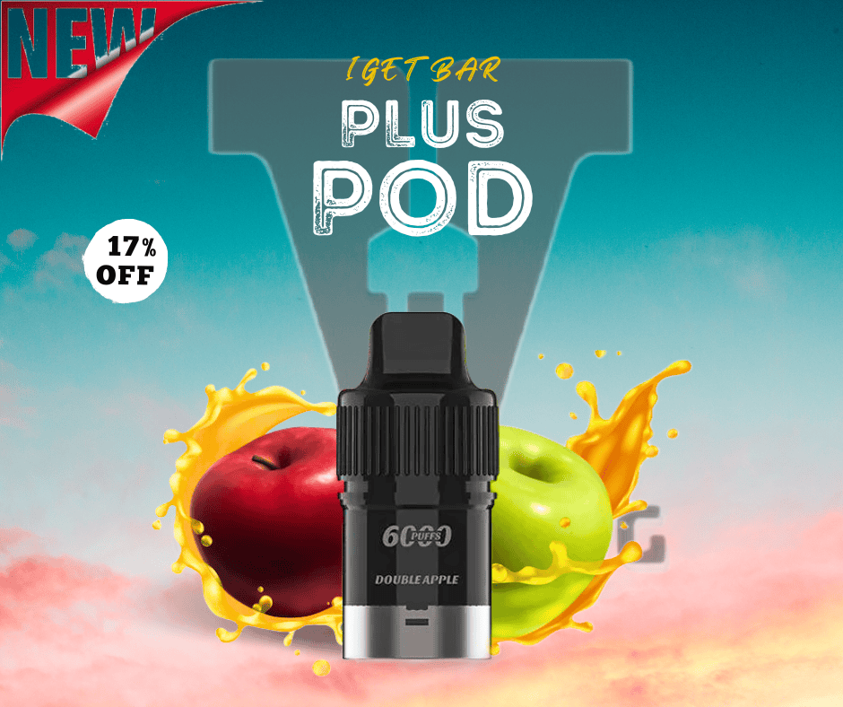 DOUBLE APPLE – IGET BAR PLUS 6000 (DISPOSABLE)