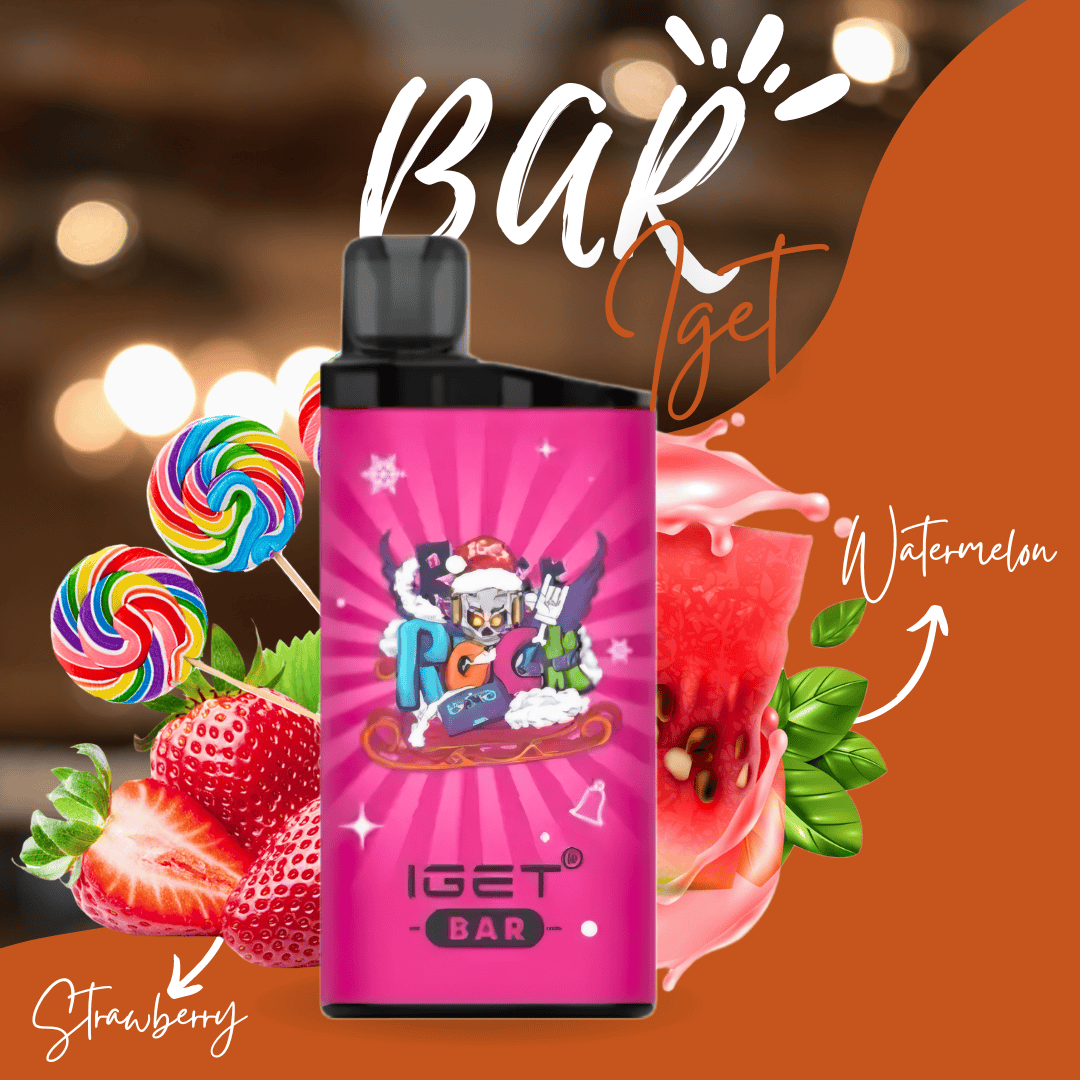 STRAWBERRY WATERMELON HARD CANDY – IGET BAR 3500 (NEW FLAVOUR!)