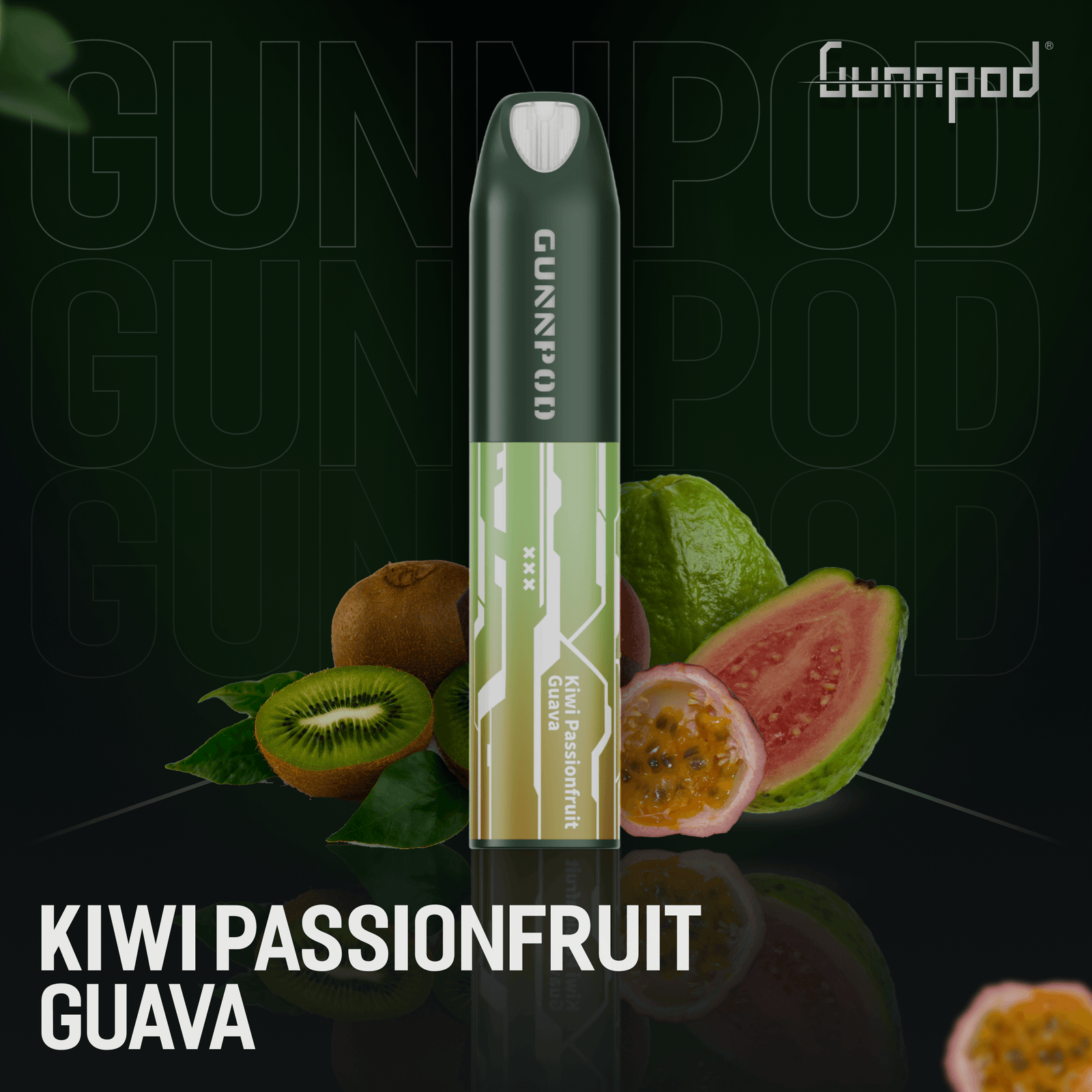 KIWI PASSIONFRUIT GUAVA – GUNNPOD LUME 5000