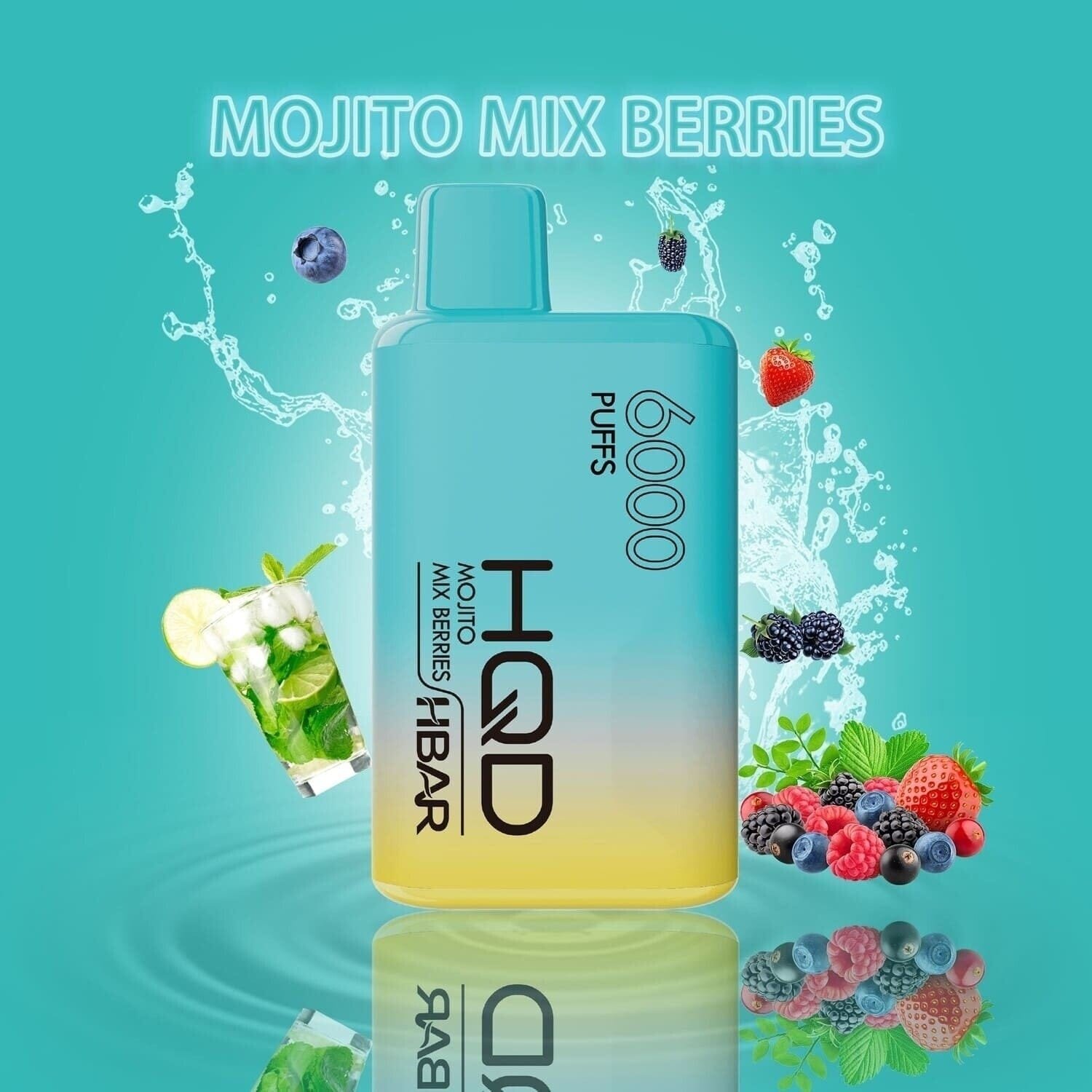 MOJITO MIXED BERRIES – HQD HBAR 6000