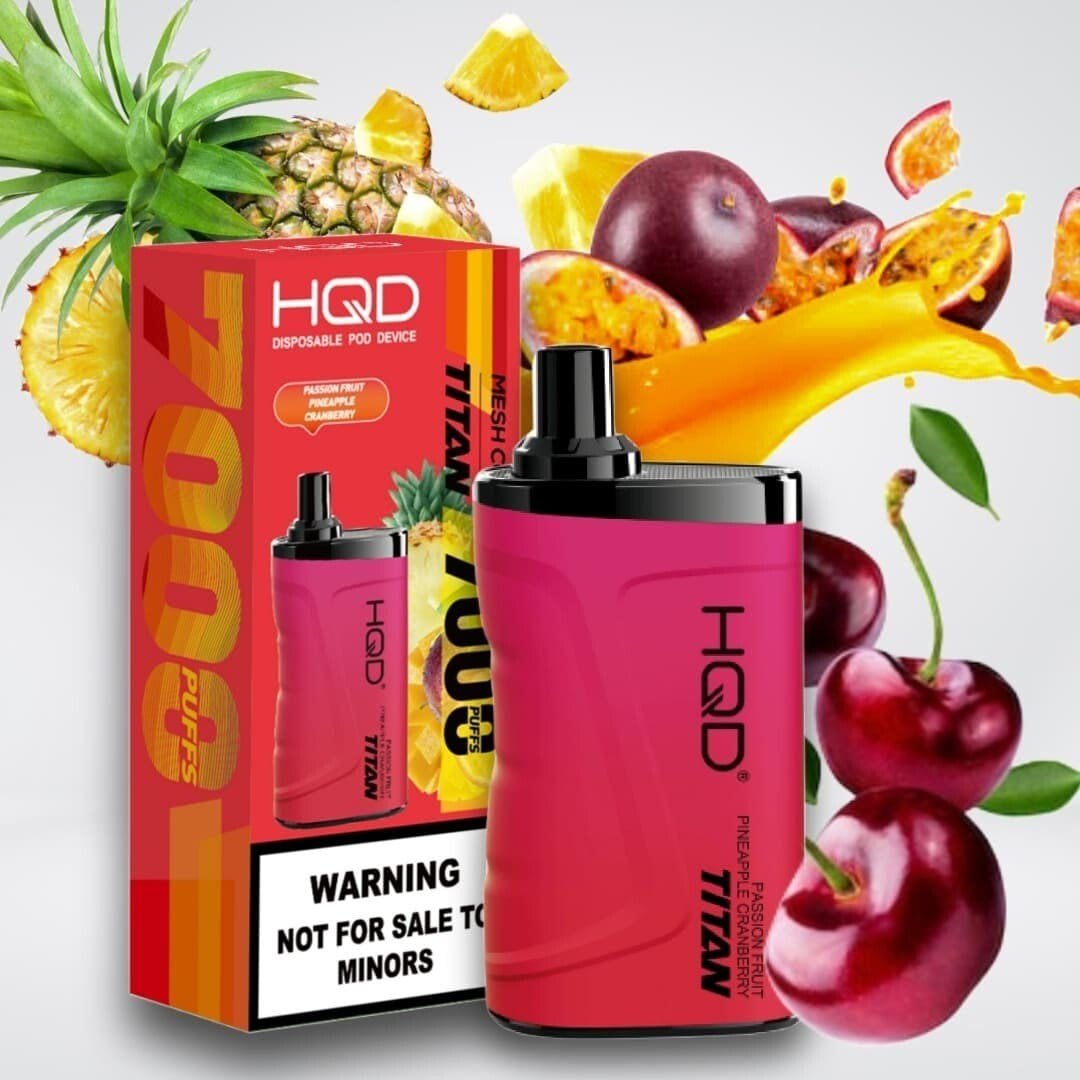 PASSIONFRUIT PINEAPPLE CRANBERRY (RUSSIAN) – HQD TITAN 7000