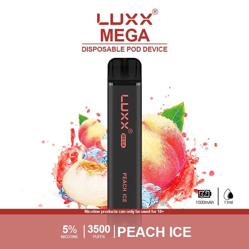 PEACH ICE – LUXX MEGA 3500